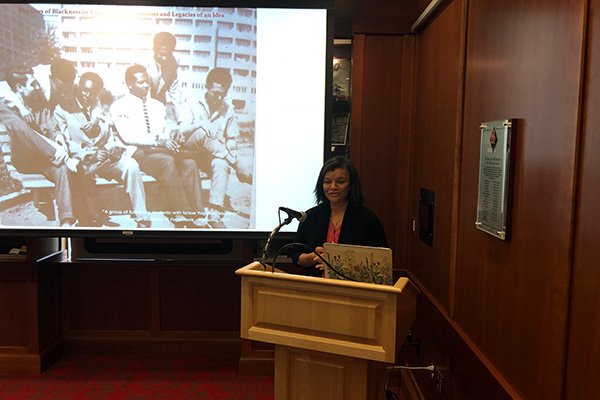 Dr. Sunnie Rucker-Chang presents the 2019 Kalbouss Lecture