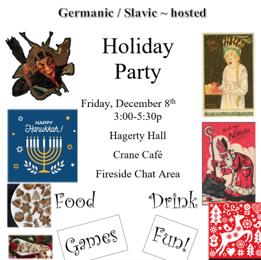 Holiday Party Flyer date time location