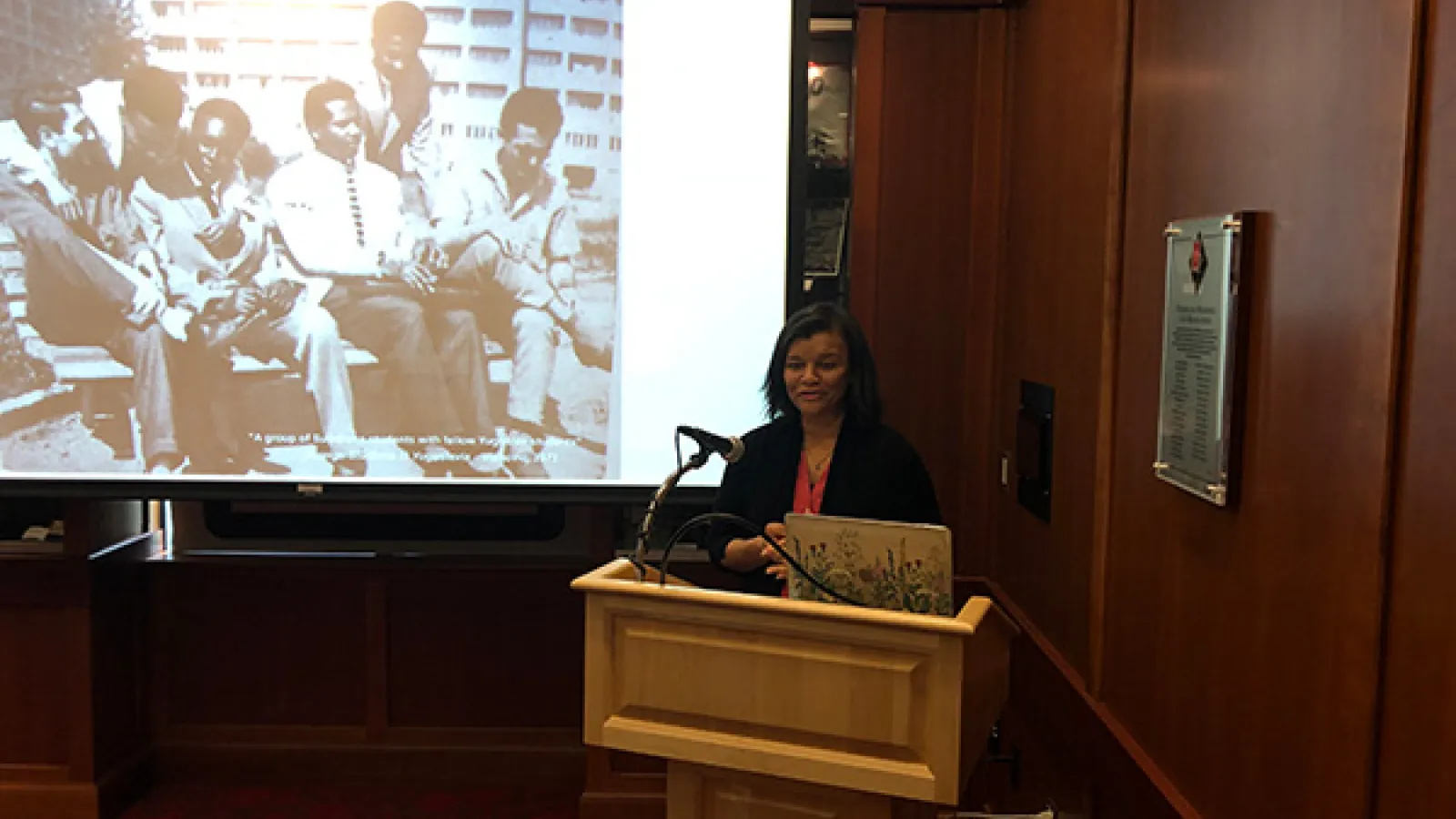 Dr. Sunnie Rucker-Chang presents the 2019 Kalbouss Lecture