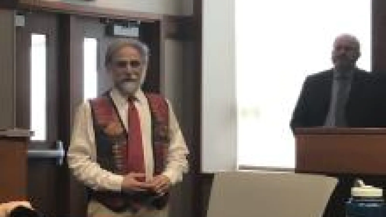 Dr. Brian Joseph at the lecture