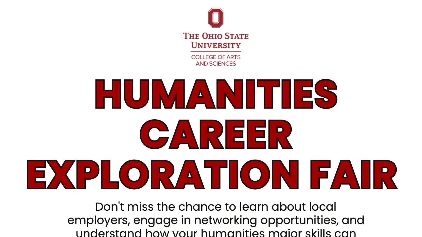 humanities career fair