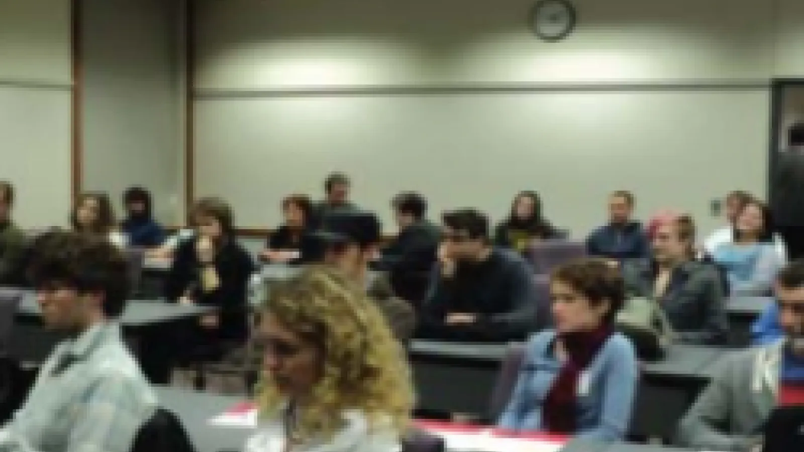photo of Russian students in a lecture hall