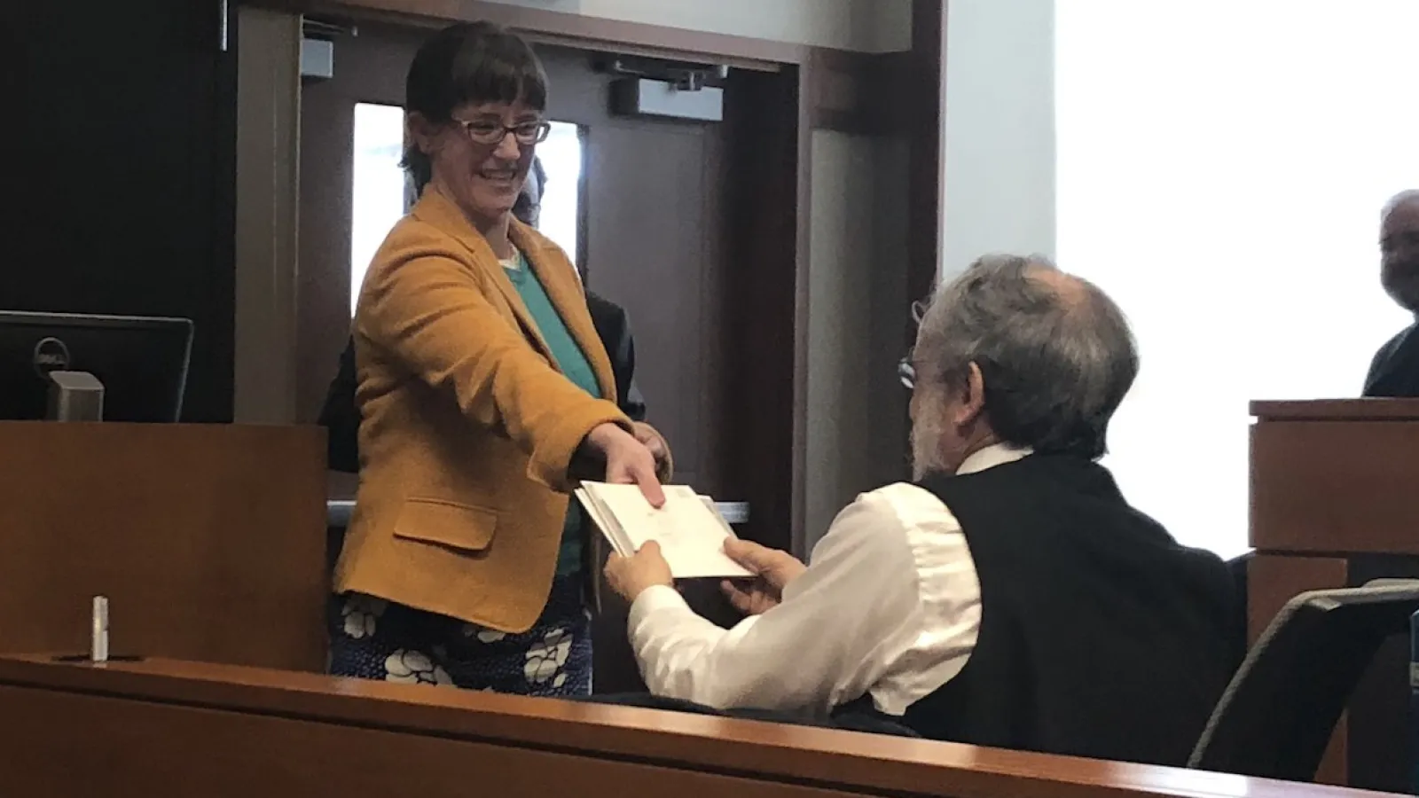 Dr. Brian Jospeh Presented with a Festschrift in his Honor by Dr. Andrea Sims