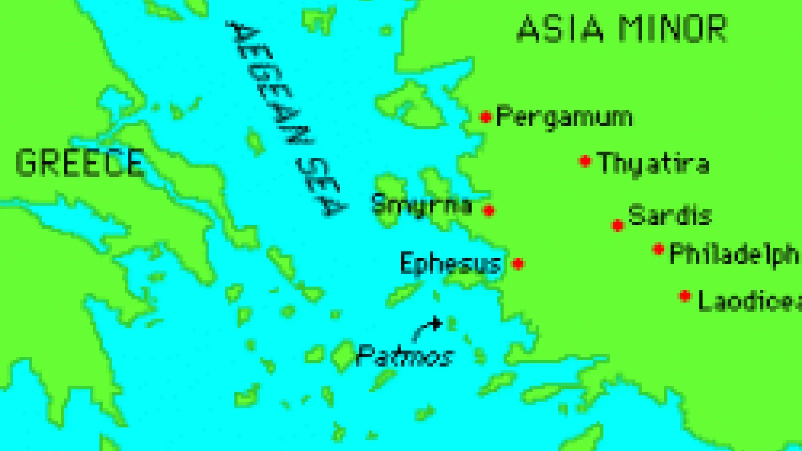 Asia minor map