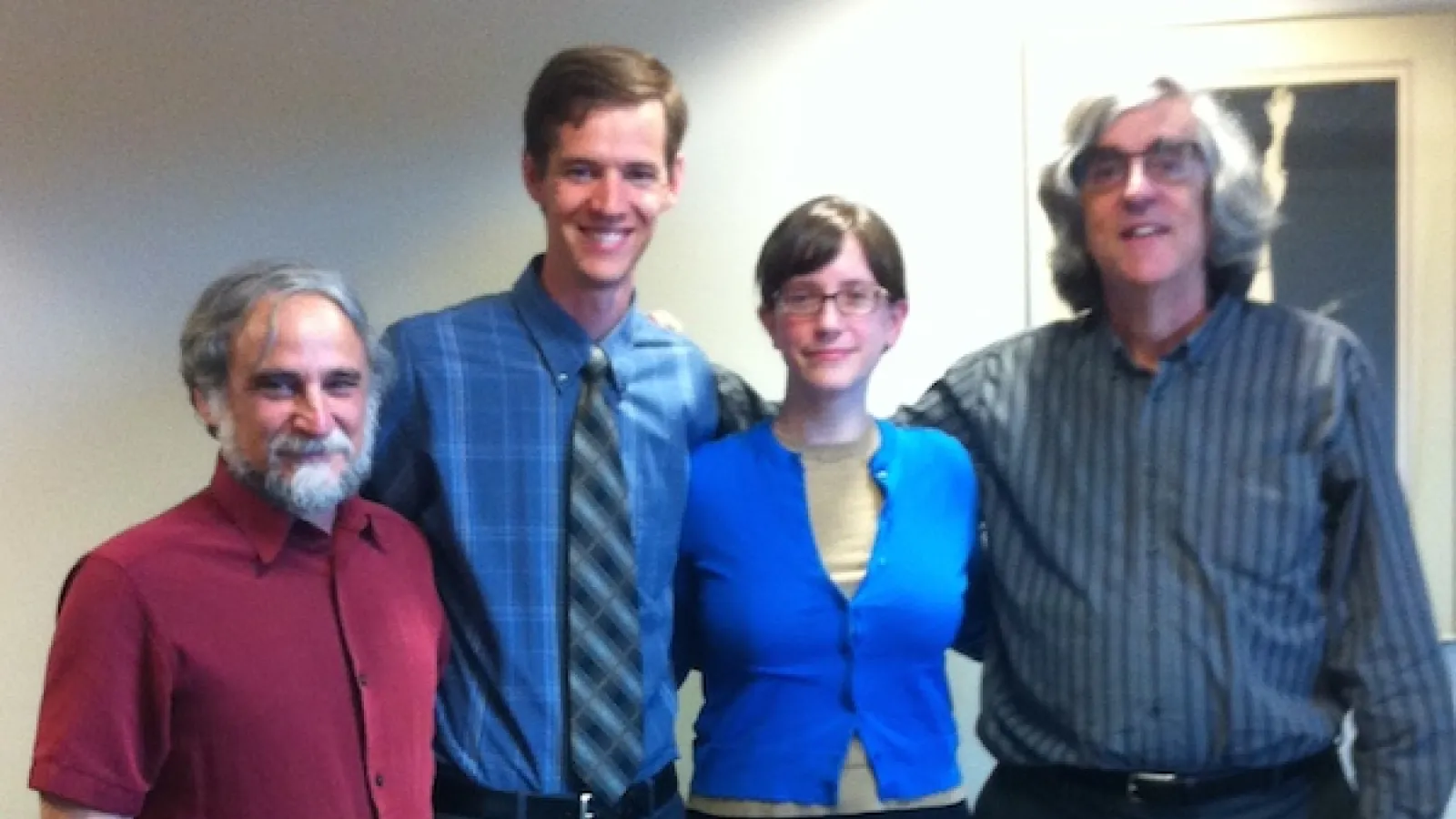 Photo of Jeff Parker and Dissertation committee