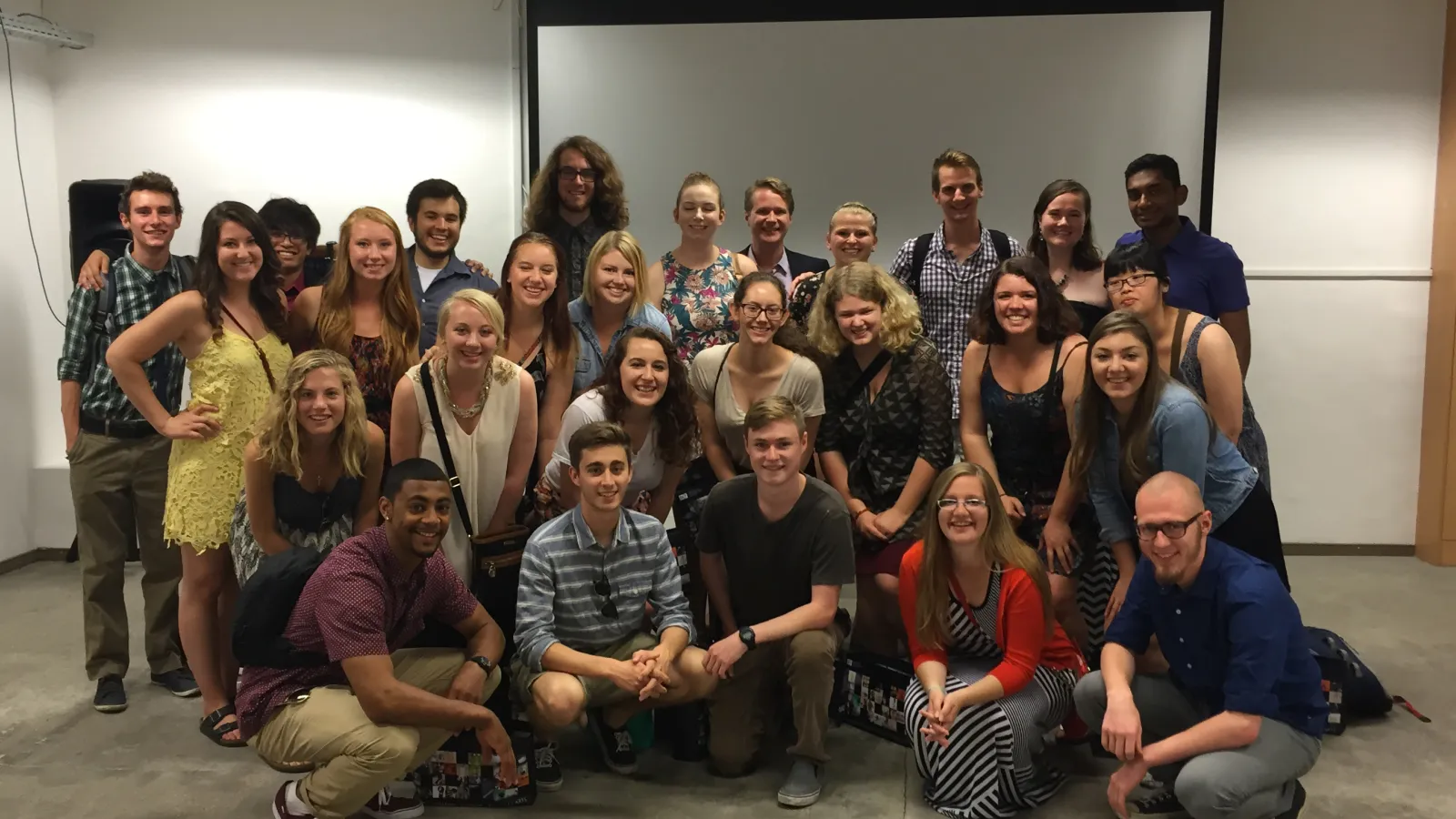 Student group during the Global May Hungary Program 2015