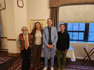 photo of Dr. joseph, dr. brintlinger, dr. belić, and