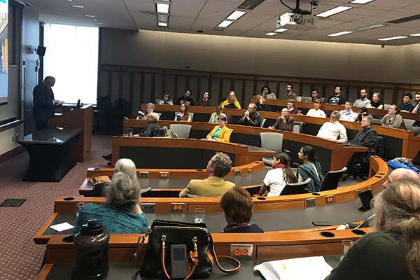 Dr. Panayiotis Pappas presents the 2019 Naylor Lecture