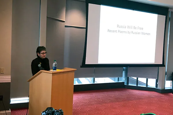 Dr. Stephanie Sandler delivers the 2019 Oulanoff Lecture