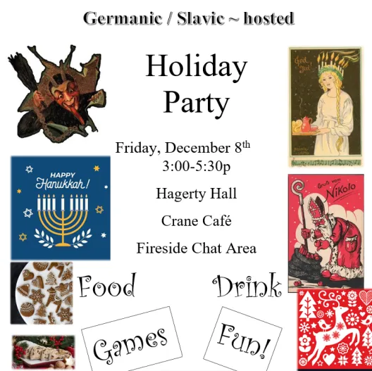Holiday Party Flyer date time location