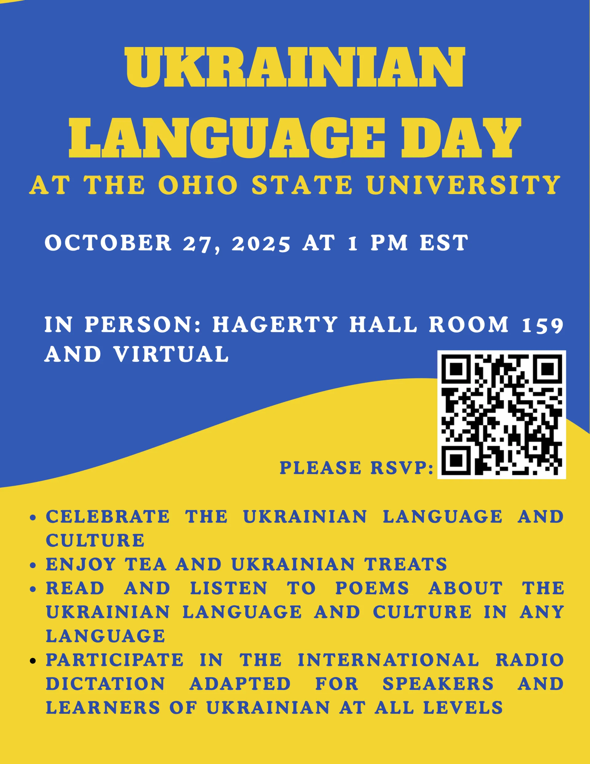 ukrain language day poster