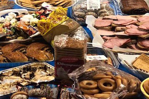 Food Spread at Kapustnik