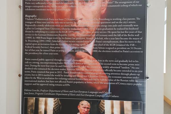 Introduction to Putin Photo exhibit