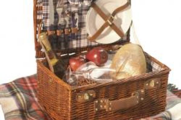 photo of a picnic basket