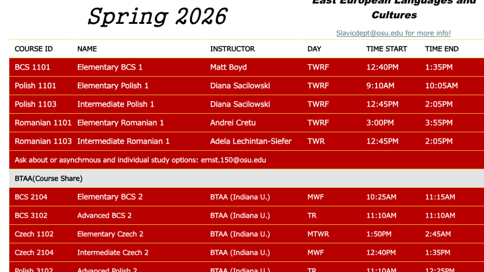 slavic language schedule2