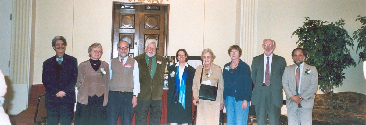 Nine of the first ten Naylor lecturers